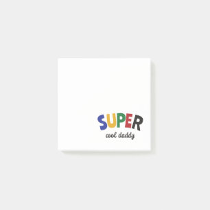 Super cool pappa post-it block