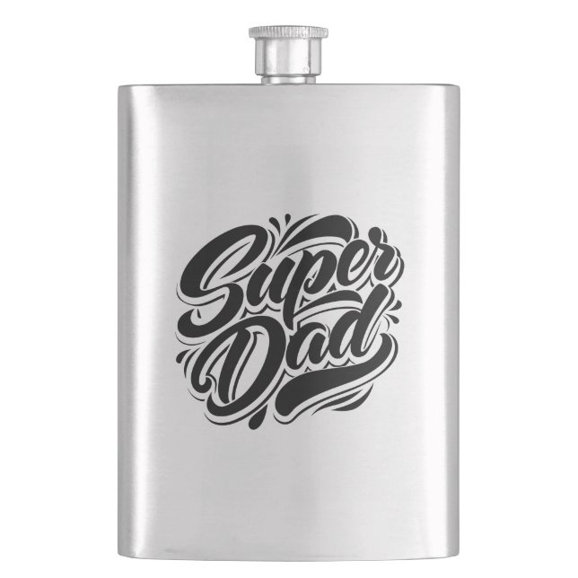 Super Dad Hero Typografi Design-67888 Fickplunta (Framsidan)