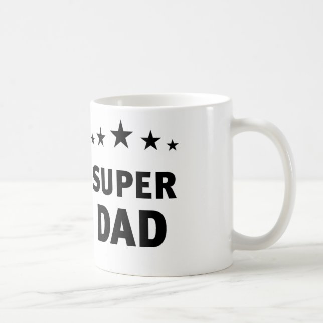 Super Dad – Kaffe/Tee Tasse Kaffemugg (Höger)