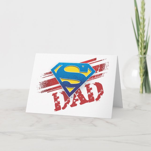 Super Dad Stripes Kort (Framsida)