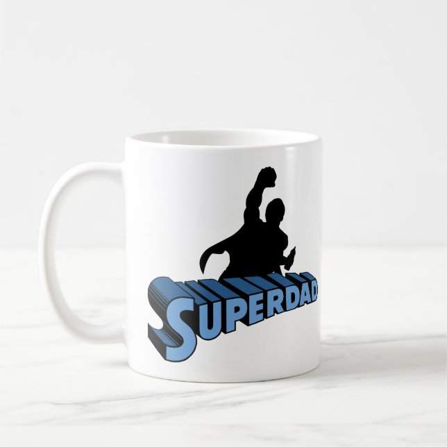 Super Dad. Super Papa. Súper Papá Kaffemugg (Vänster)