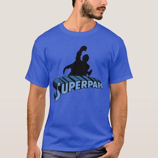 Super Dad. Super Papa. Súper Papá T Shirt (Framsida)
