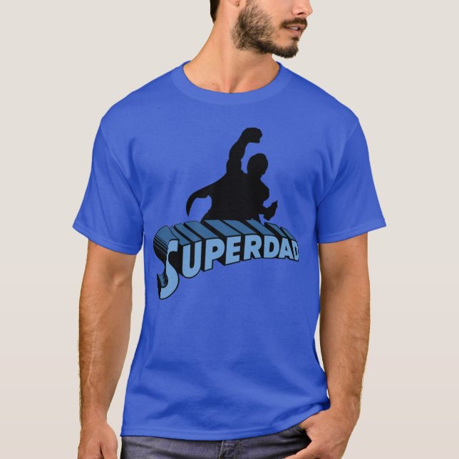 Super Dad. Super Papa. Súper Papá T Shirt (Framsida)