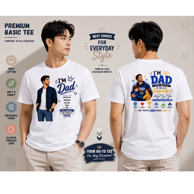 Super Dad T-shirt Design - Fars Dag (Skapare uppladdad)
