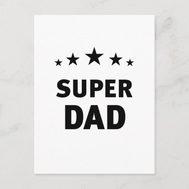 Super Dad Vykort (Framsida)