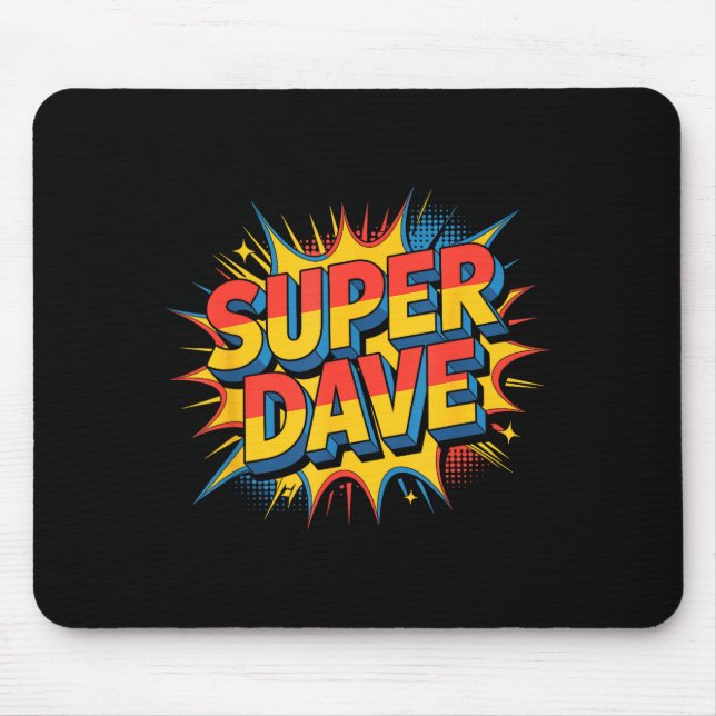 Super Dave Funny Name Daves  Musmatta (Framsidan)