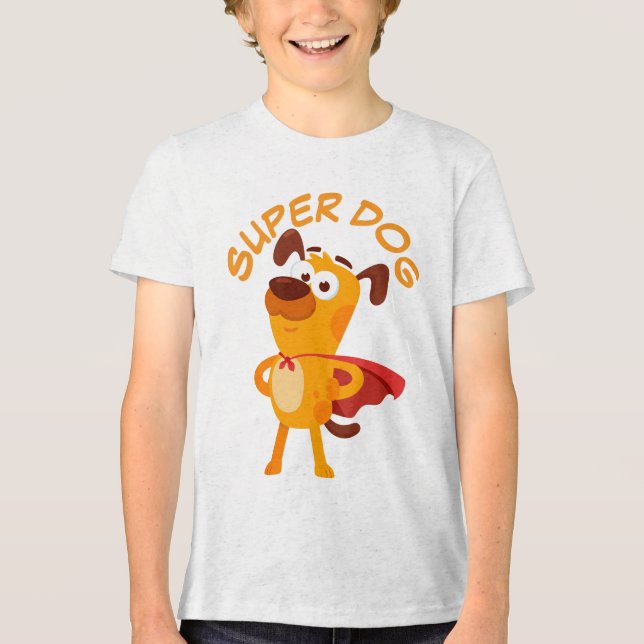 Super Dog Kids T-shirt (Framsida)