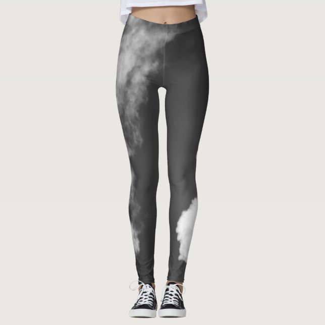 Super eko stil stretch damstrumpor leggings (Framsida)
