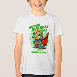 Super Födelsedags Pojke T-Shirt - Anpassat Namn & 