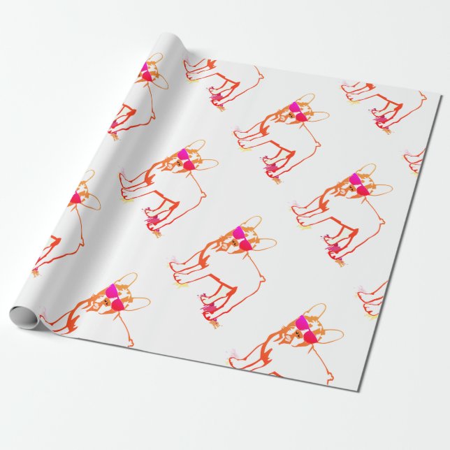 Super fransk Bulldog Presentpapper (Utrullad)