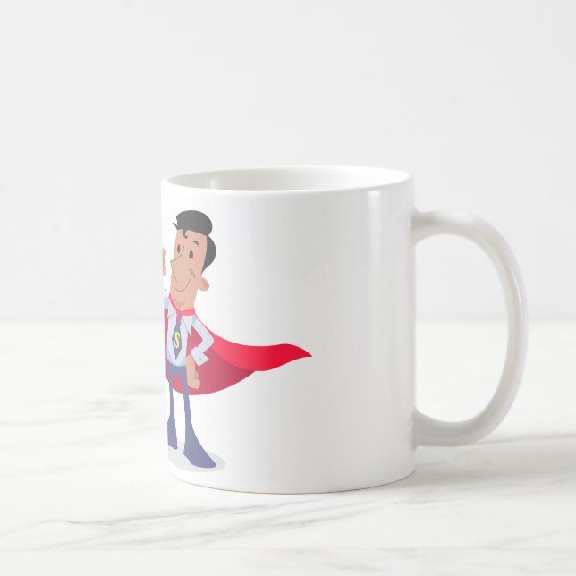 Super Funcionário ou Super Chefe Kaffemugg (Höger)