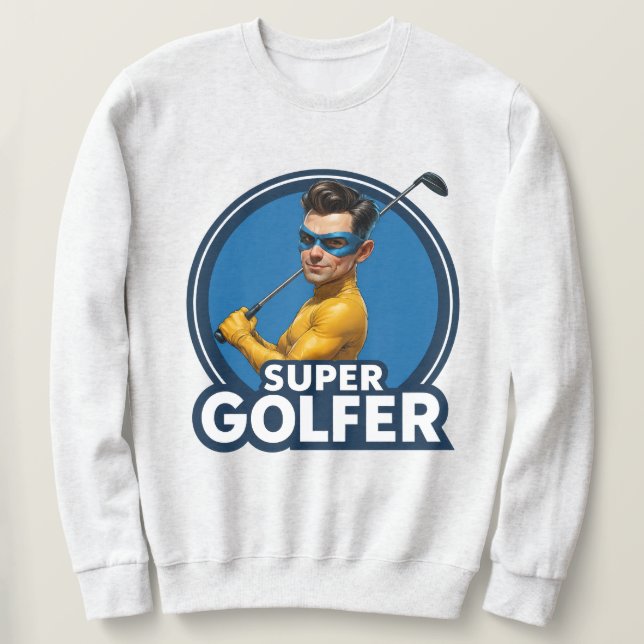 Super Golfer Sweatshirt (Design framsida)