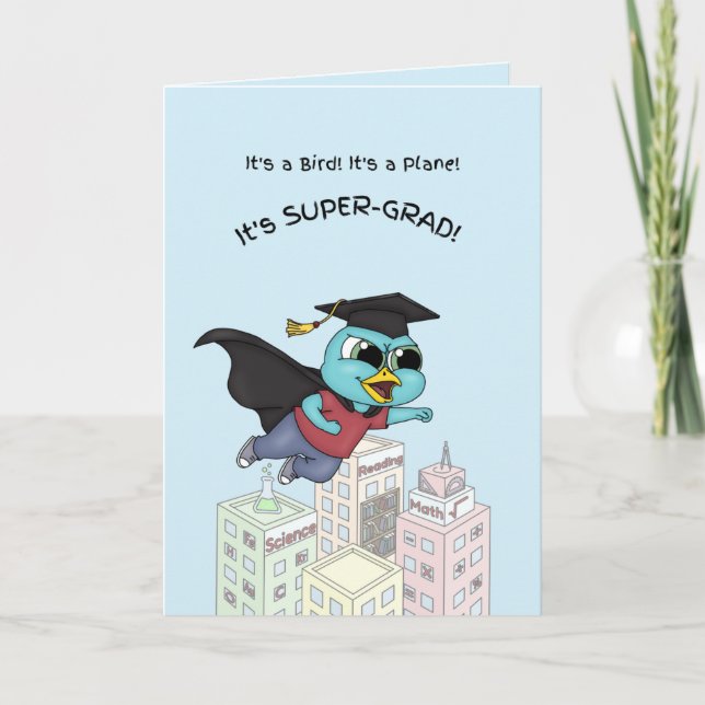 Super Grad Bluebird Examen Kort (Framsida)