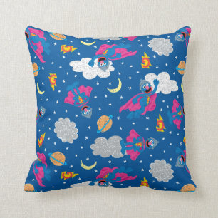 Super Grover 2.0 Natt Himmel Mönster Kudde