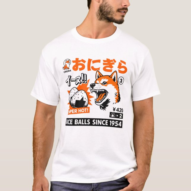 Super Hot Oni Rice T Shirt (Framsida)