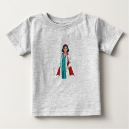 Super Infirmière – Héroïne en Blouse Blanche T Shirt