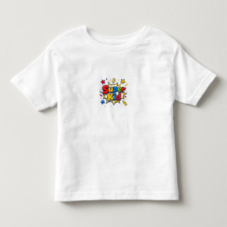 Super Kid Färgglada Seriestil T-Shirtor för Barn T Shirt