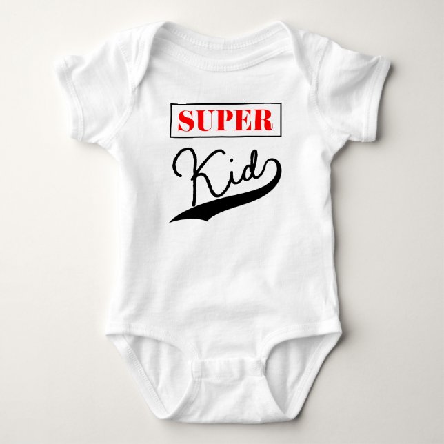Super Kid  T Shirt (Framsida)