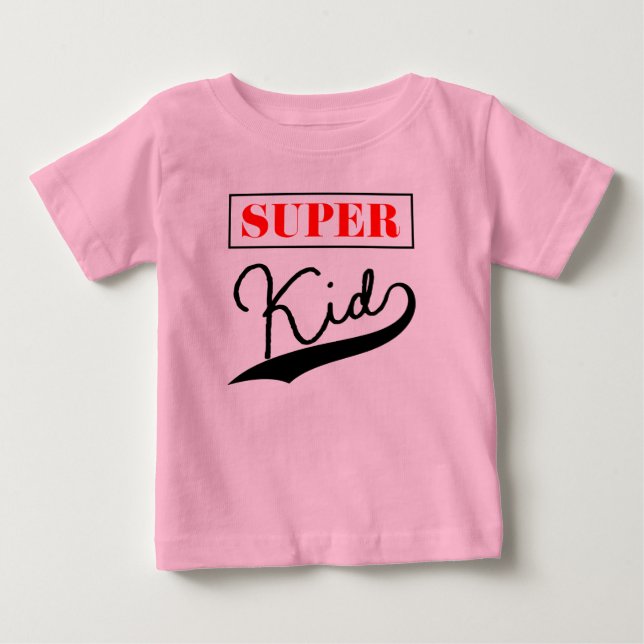 Super Kid  T Shirt (Framsida)