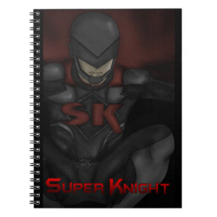 Super Knight anteckningsbok! Anteckningsbok Med Spiral