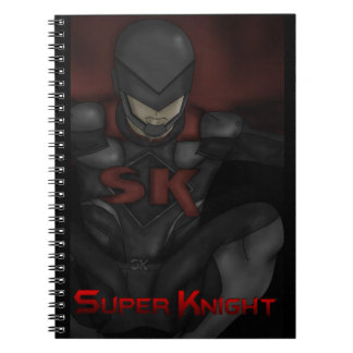 Super Knight anteckningsbok! Anteckningsbok Med Spiral