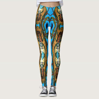 Super livlig design med skalbagge leggings