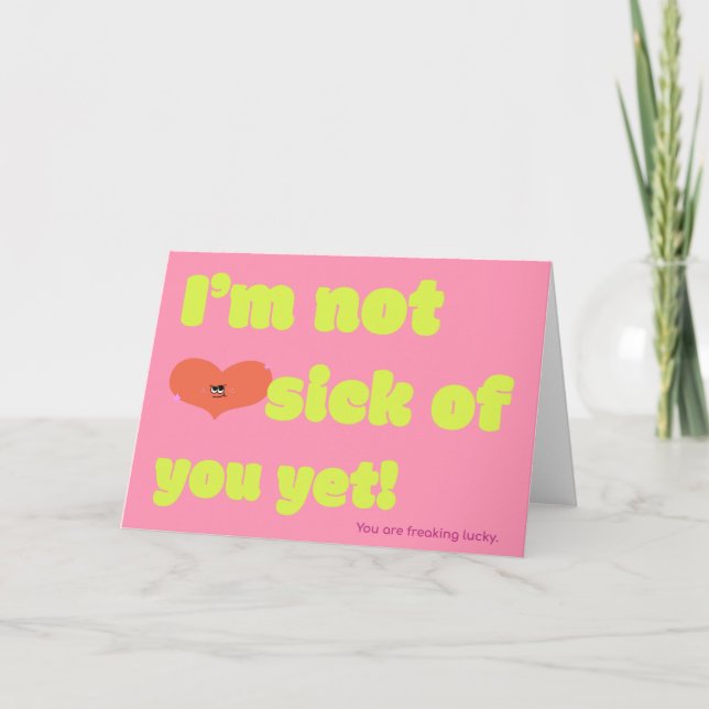 Super Lucky Love Card Helgkort (Framsida)