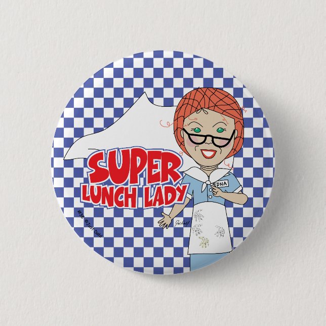 Super Lunch Lady-knapp Knapp (Framsida)