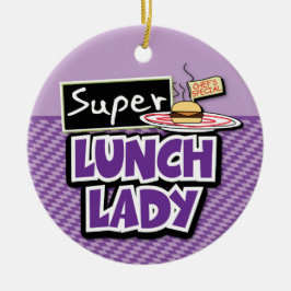 Super Lunchdam Julgransprydnad Keramik