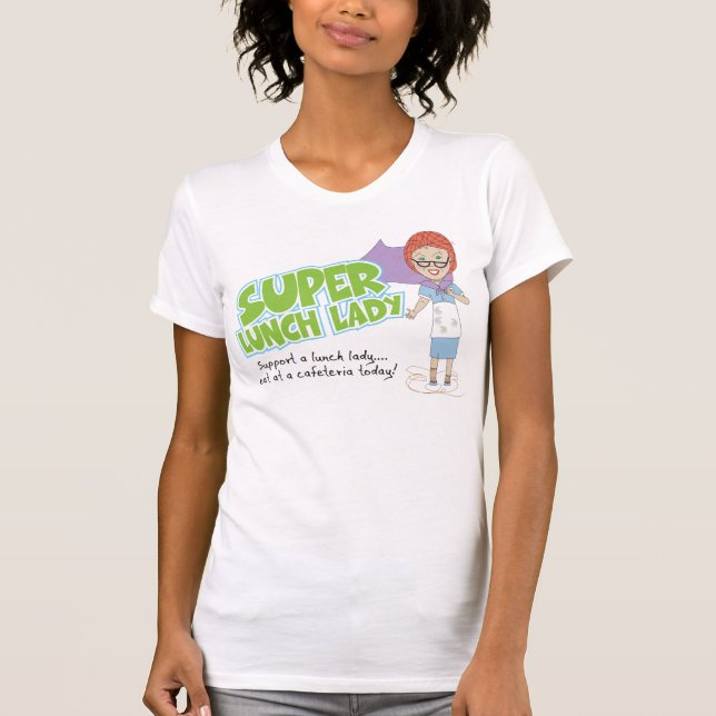 Super lunchdam T-shirt (Framsida)