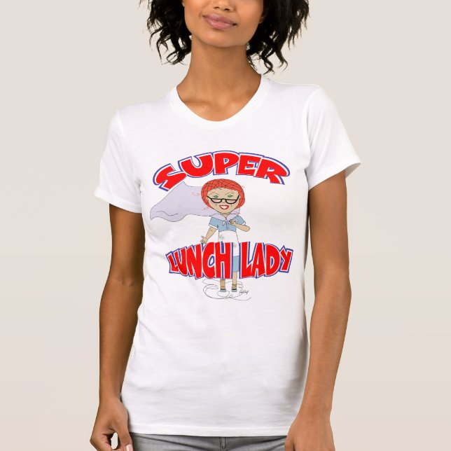 Super lunchdam T-shirt (Framsida)