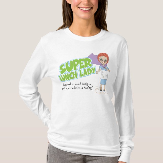 Super lunchdam T-shirt (Framsida)