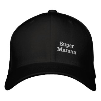 Super Maman Broderad Keps