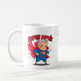 Super Mamie 2 message d'amour pour les mamies Kaffemugg