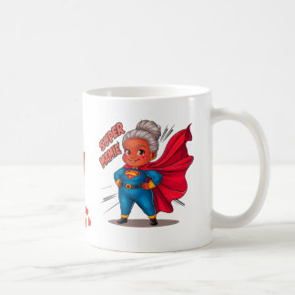 Super Mamie 4 message amour pour les mamies Kaffemugg