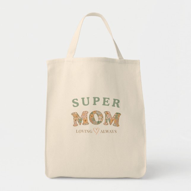 Super Mamma Alltid Kär Tee Tygkasse (Framsidan)