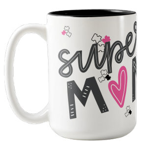 Super mamma Autism acceptans Kaffe kopp