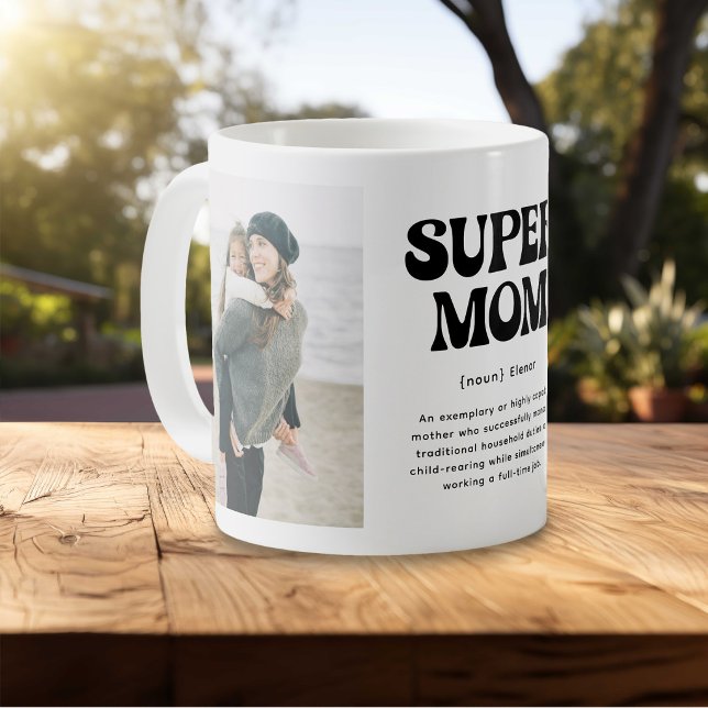 Super Mamma Definition 2 Foto Kaffemugg (Skapare uppladdad)