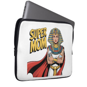 Super Mamma Egyptisk Drottning Mors Dag Laptop Fodral