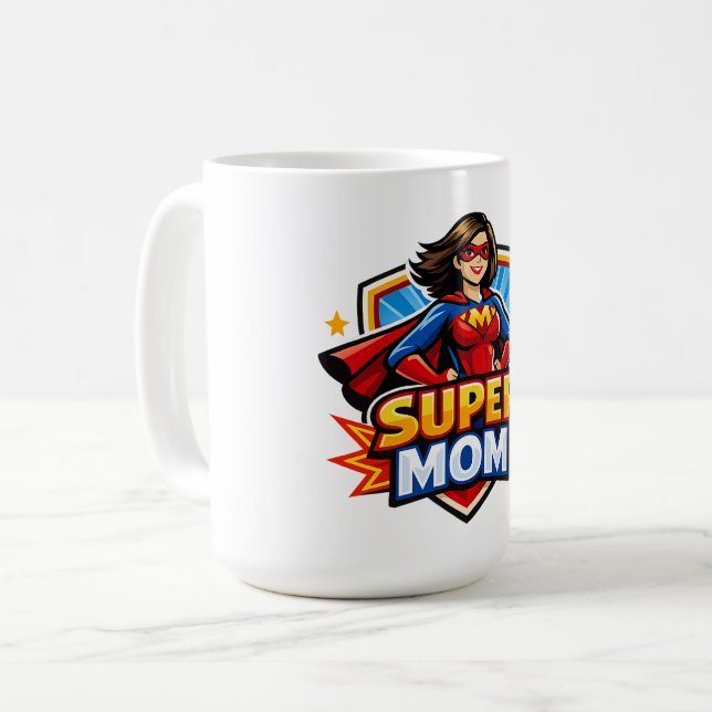 Super Mamma Kaffemugg (Framsida vänster)