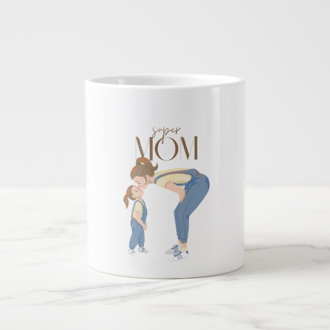 super mamma kaffemugg jumbo mugg (Framsidan)