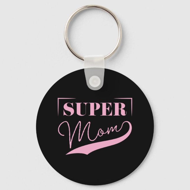 Super Mamma Nyckelring (Baksida)