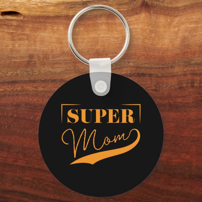 Super Mamma Nyckelring (Baksida)