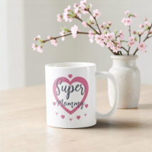 Super Mamma Personlig bästa mummagåva kaffemugg