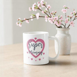 Super Mamma Personlig bästa mummagåva kaffemugg