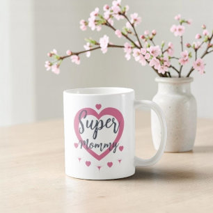 Super Mamma Personlig bästa mummagåva kaffemugg