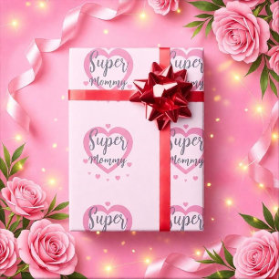 Super Mamma Personlig gåva till bästa mamman Presentpapper