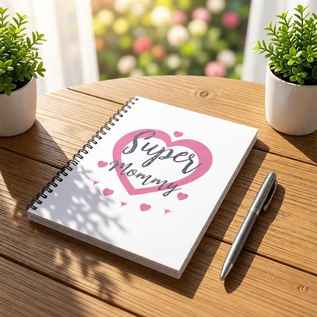 Super Mamma Personlig Notebook för bästa Mamma-pre Anteckningsbok (Skapare uppladdad)