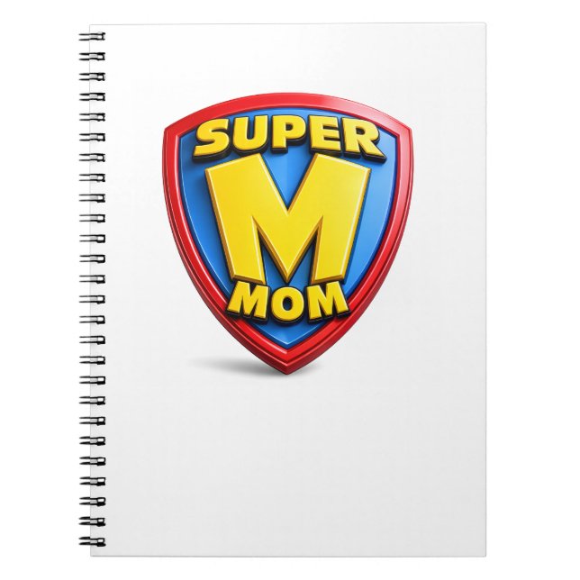 Super Mamma-presenter för Super Mammar Anteckningsbok (Framsidan)
