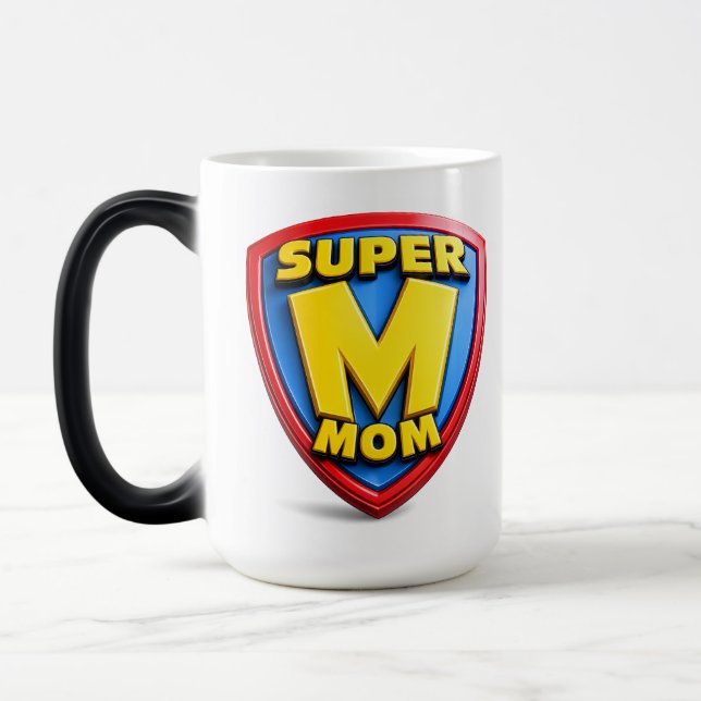 Super Mamma-presenter för Super Mammar Magisk Mugg (Vänster)